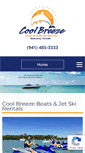 Mobile Screenshot of coolbreezeboatrentals.com